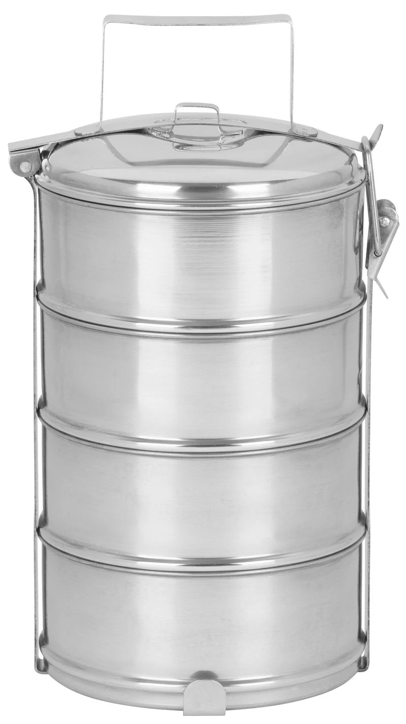 Ételhordó MagicHome SS682, rozsdamentes acél, 4x 1200 ml, 16,8x32,6 cm
