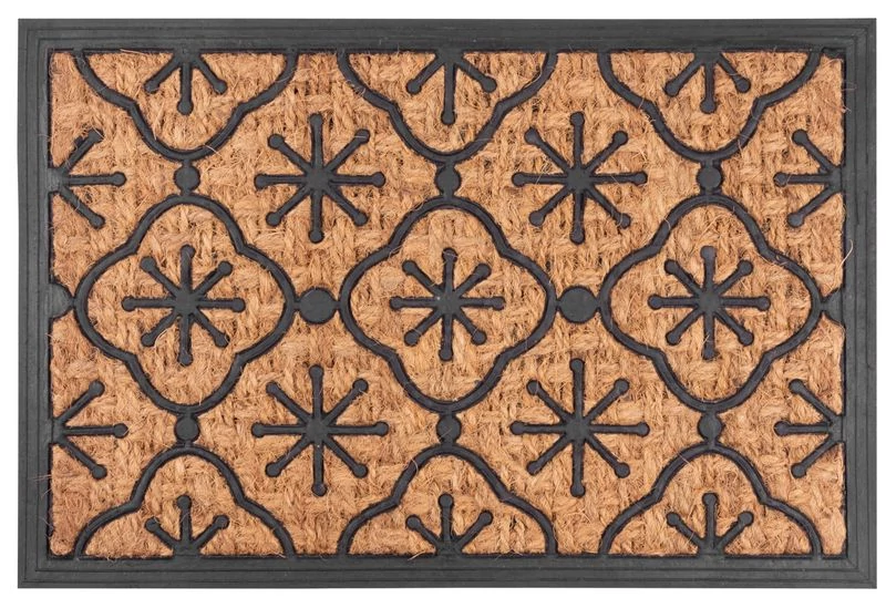 Lábtörlő MagicHome RBP 102, bejárati, Templom, 40x60 cm, gumi/panama