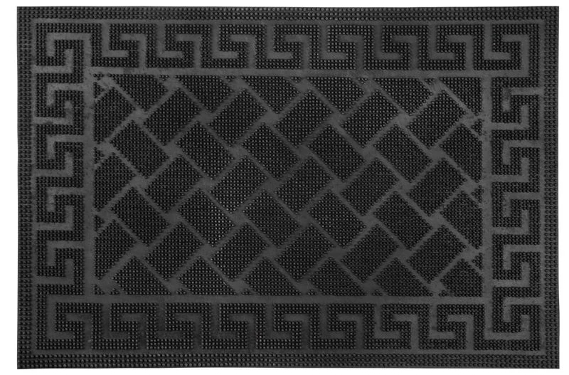 Lábtörlő MagicHome RBR 169, bejárati, Inka, 40x60 cm, gumi