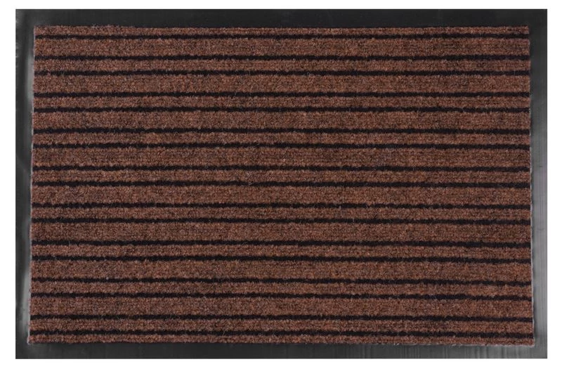 Lábtörlő MagicHome TRM 235, ajtó elé, 40x60 cm, fekete-barna