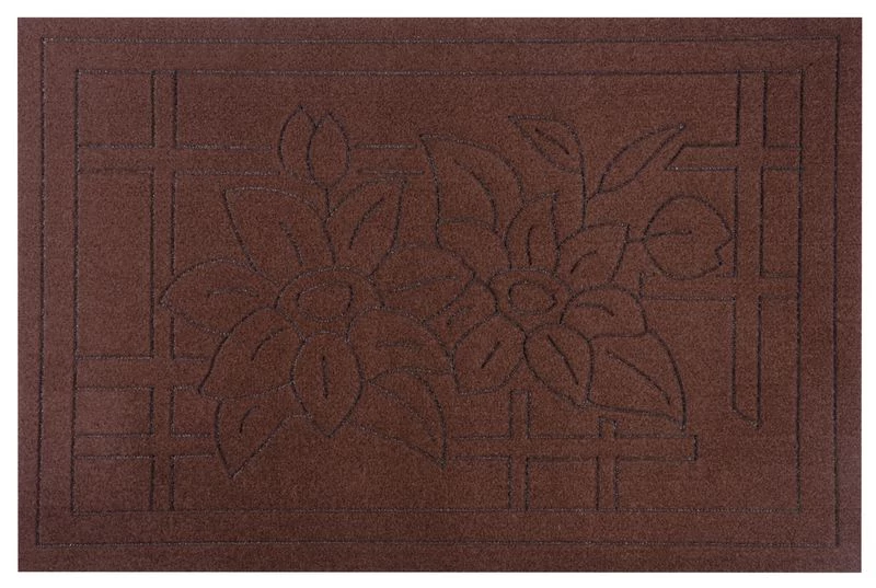 Lábtörlő MagicHome KHR002-04, bejárati, 40x60 cm, barna
