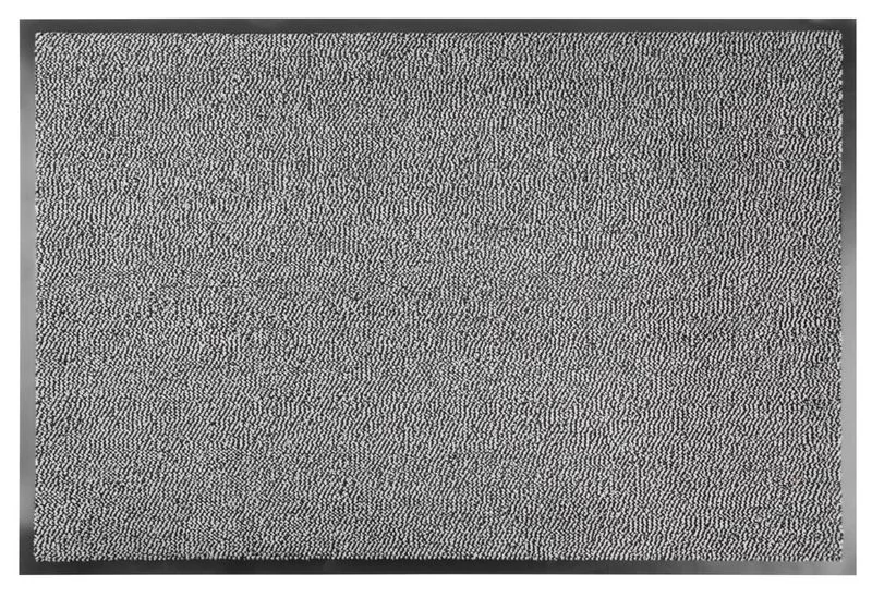 Lábtörlő MagicHome, bejárati, 60x90 cm, fekete/szürke