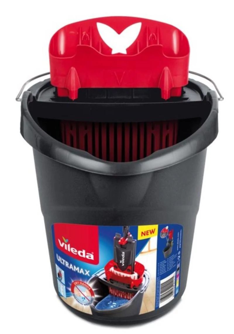 Vödör Vileda Ultramax, csavarókosárral