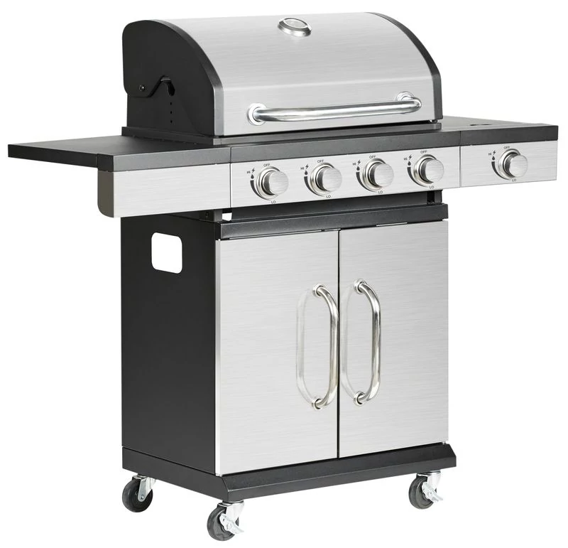 Grill Strend Pro Forbes, BBQ, gázos, 4+1 égő