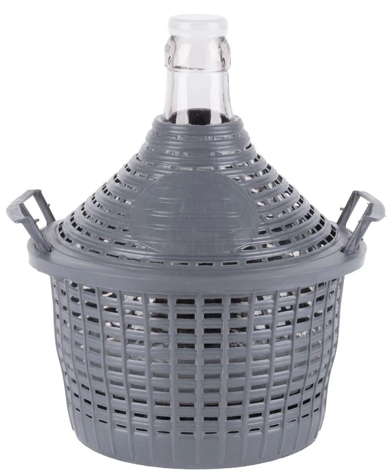 Demizson Strend Pro Cada Inco, 5 liter, üveg, borhoz és pálinkához, műanyag fedél