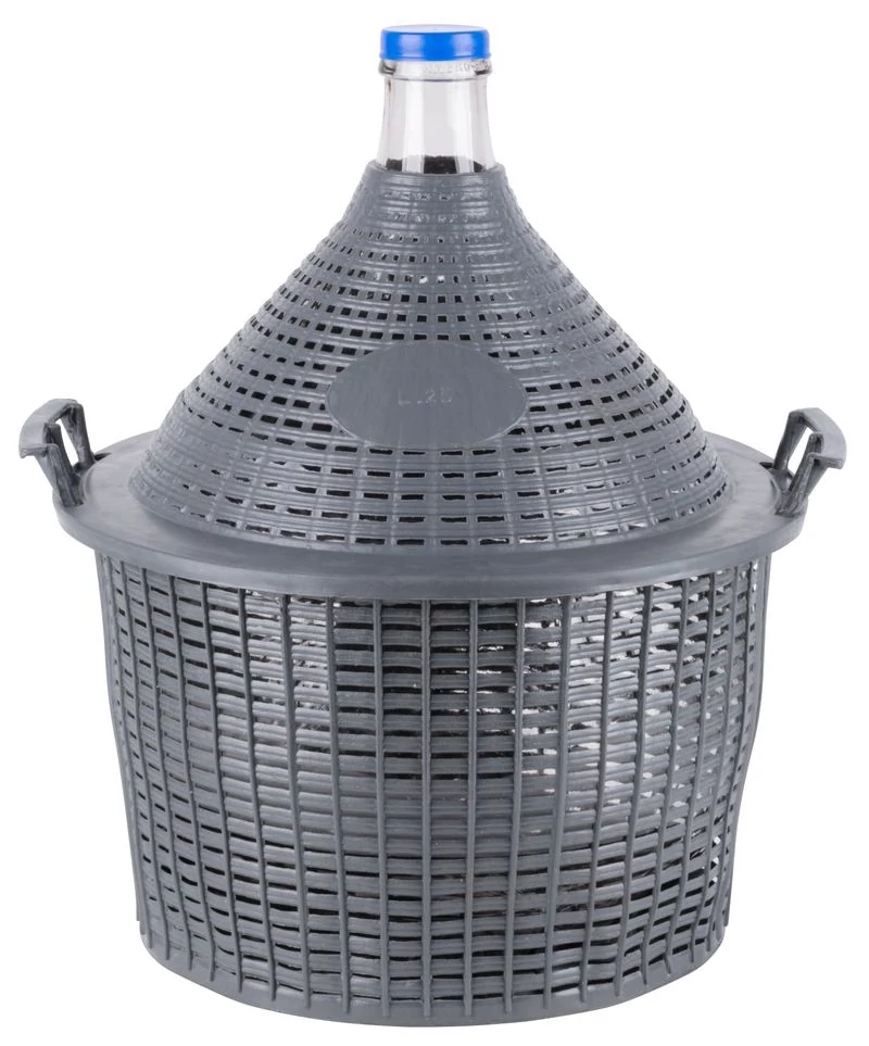 Demizson Strend Pro Cada Inco, 25 liter, üveg, borhoz és pálinkához, műanyag fedél