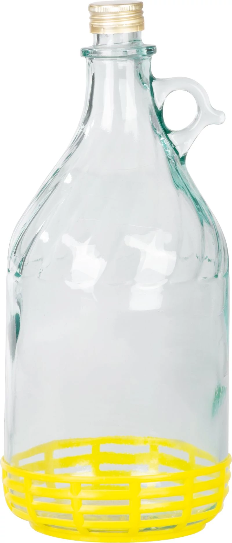 Demizson Strend Pro Stella, 3 liter, üveg, borhoz és pálinkához, záródugóval