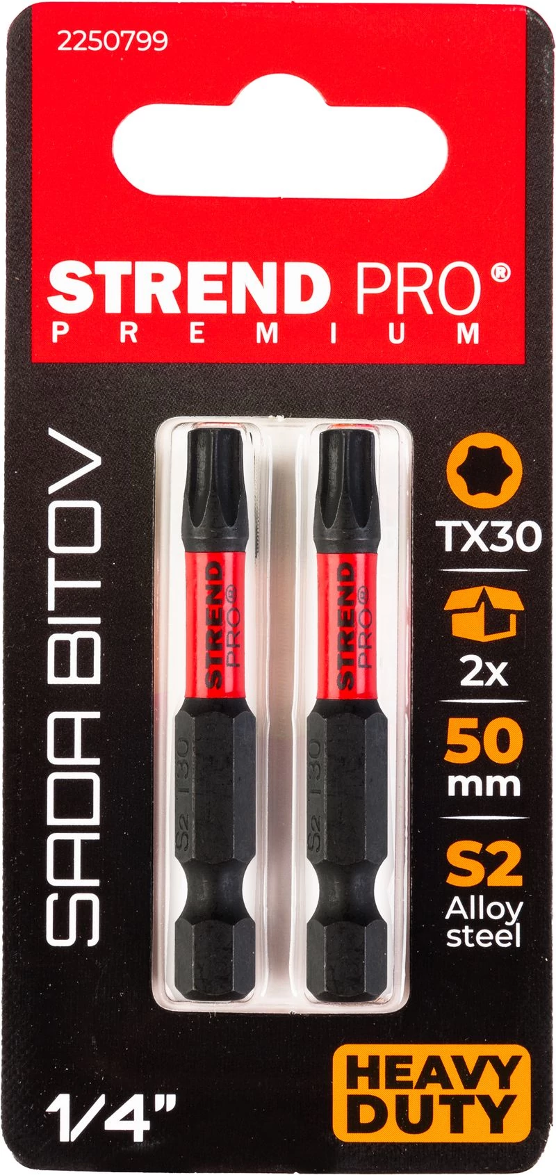 Bit Strend Pro Premium Torx, T 30, csomag 2 db