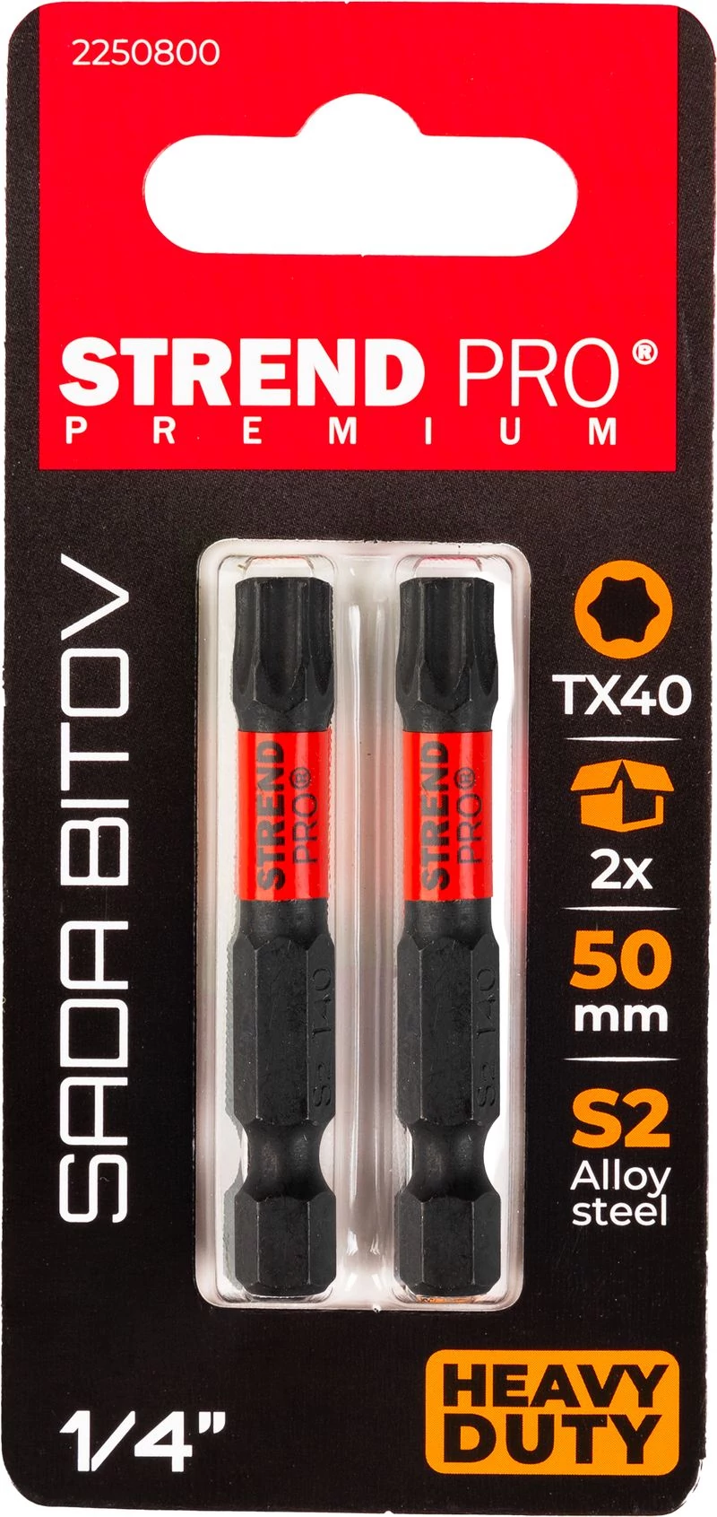 Bit Strend Pro Premium Torx, T 40, csomag 2 db