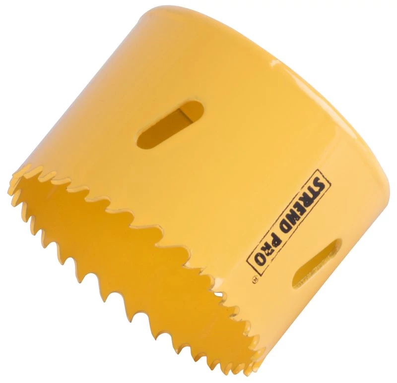 Lyukfúró Strend Pro BHS44, 60 mm, M3 Bi-metal, fém lyukfúró, fűrész típusú