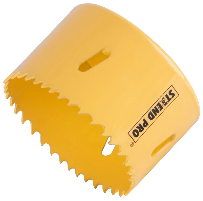 Lyukfúró Strend Pro BHS44, 68 mm, M3 Bi-metal, fém lyukfúró, fűrész típusú