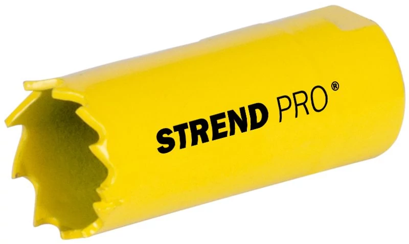 Lyukfúró Strend Pro BHS44, 19 mm, M3 Bi-metal, fém lyukfúró, fűrész típusú