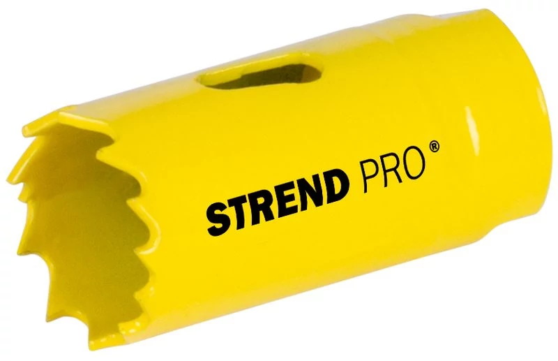 Lyukfúró Strend Pro BHS44, 22 mm, M3 Bi-metal, fém lyukfúró, fűrész típusú