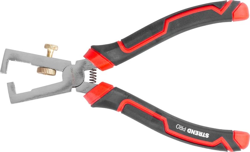Fogó Strend Pro Premium ComfortGrip DL416, 160 mm, szigeteléseltávolító, kábelcsupaszító, kábelekhez