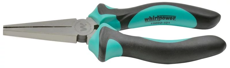Fogó Whirlpower® 15602-211 160 mm, hosszú orrú, Cr-V, Satin, DIN5745