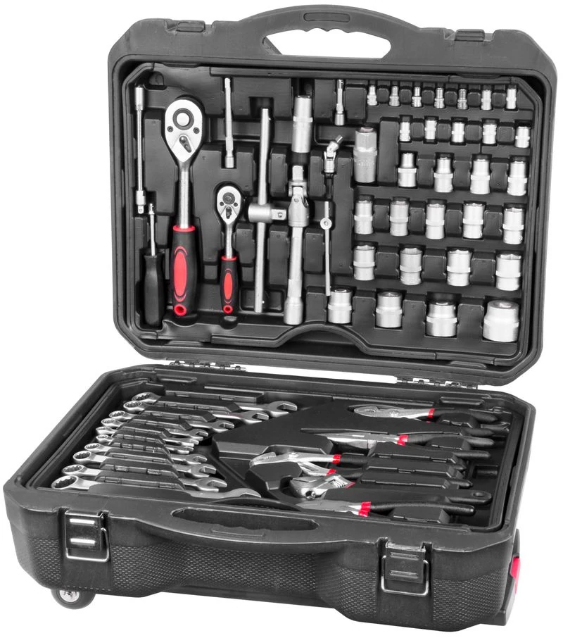 Szerszámkészlet Strend Pro S870, 187 részes, bőröndben