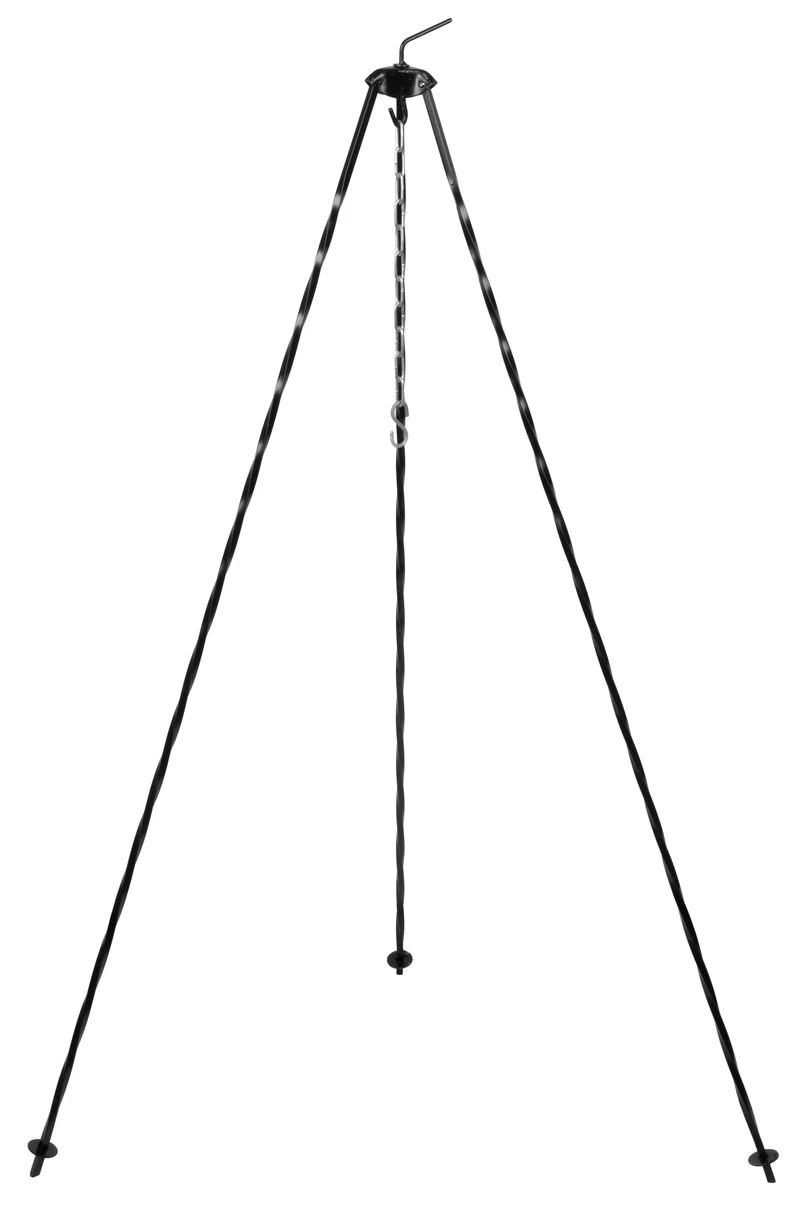 Állvány Piknik-Castler, 1200 mm, horog lánccal, bográcshoz, 10 mm