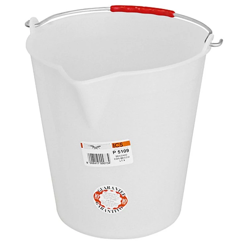 Vödör ICS P5114, 14 literes, fehér, kiöntővel