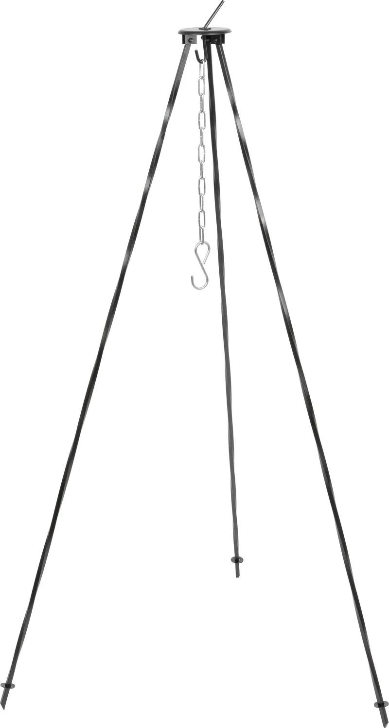 Állvány Piknik-Castler, 1200 mm, horog lánccal, bográcshoz, 8 mm