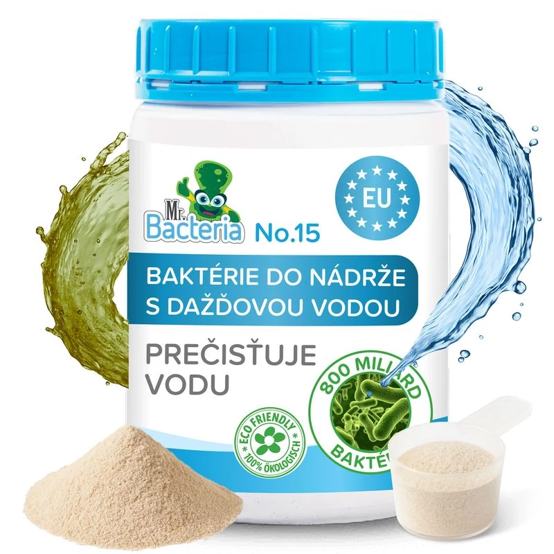 Aktivátor Mr.Bacteria No.15, esővízgyűjtő tartályhoz, 500 g