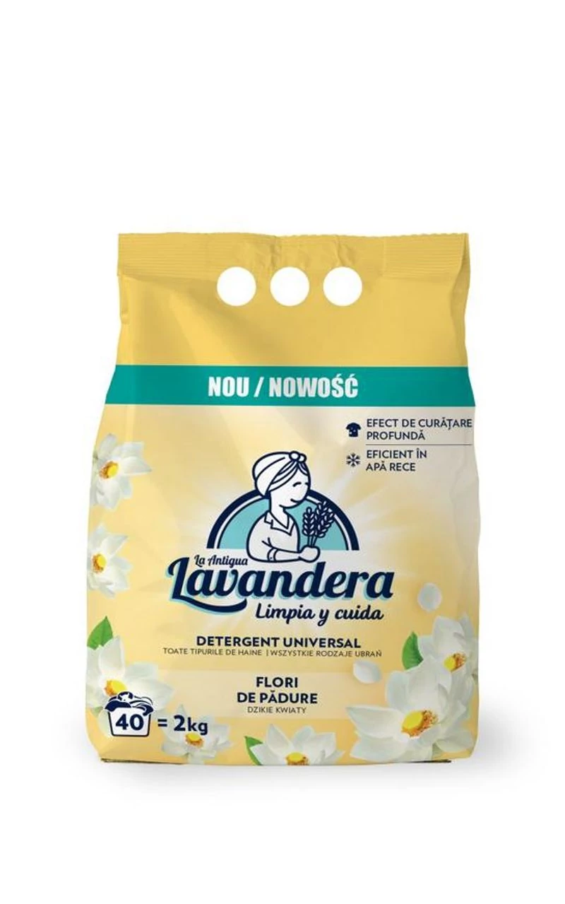 Mosópor Lavandera, vadvirág, 2000 g/40 mosás