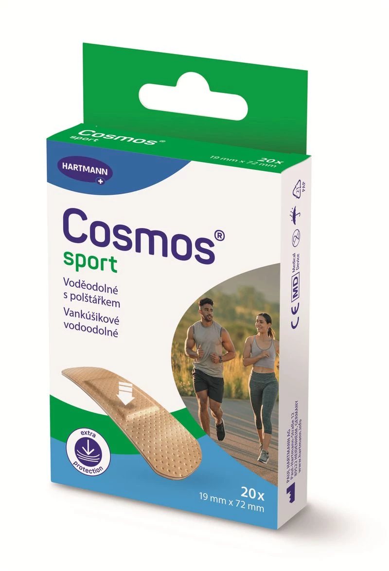 Tapasz Cosmos sport, 1,9x7,2 cm, 20 db