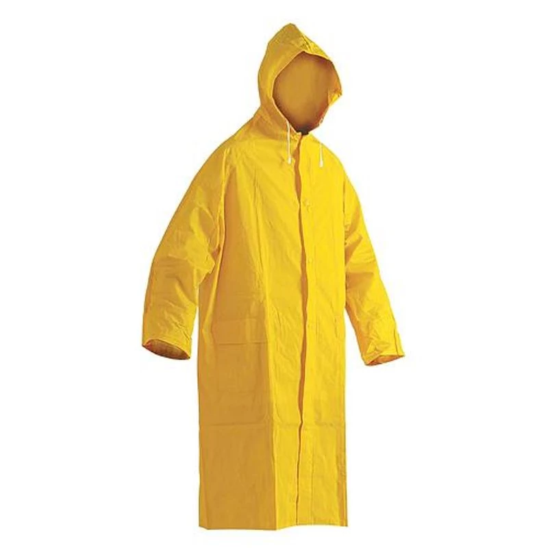 Esőkabát CETUS PVC, sárga, XXL, esőre