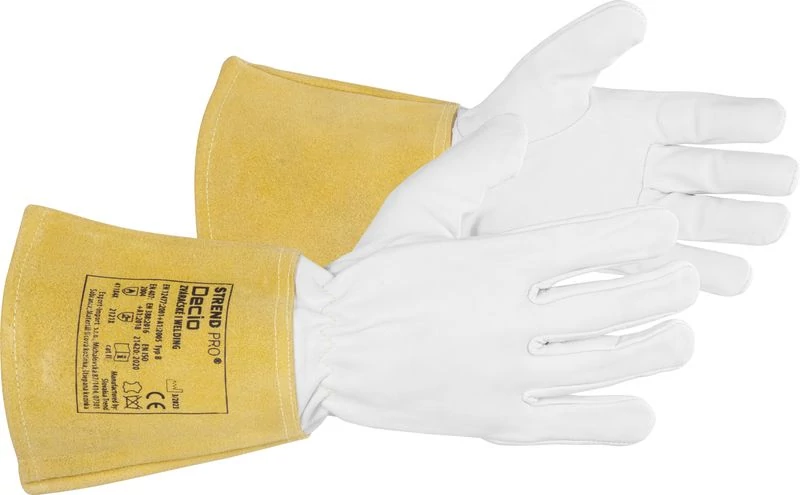 Kesztyű Strend Pro Industrial Decio, teljesen bőr, hegesztő, méret 11/XXL