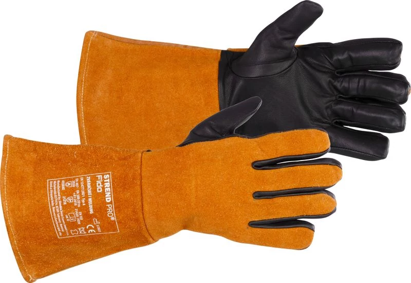 Kesztyű Strend Pro Industrial Fido, teljesen bőr, hegesztő, méret 08/M