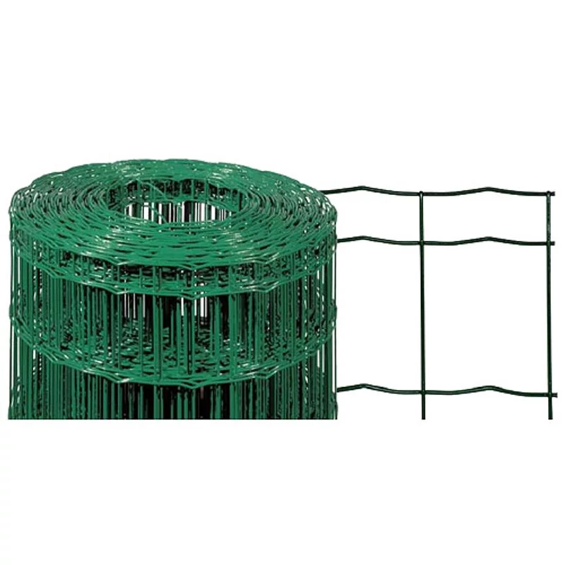 Kerítés EUROPLAST 2, 1600/100x50/2,20 mm, zöld, RAL 6005, horganyzott + PVC, 25 m-es tekercs