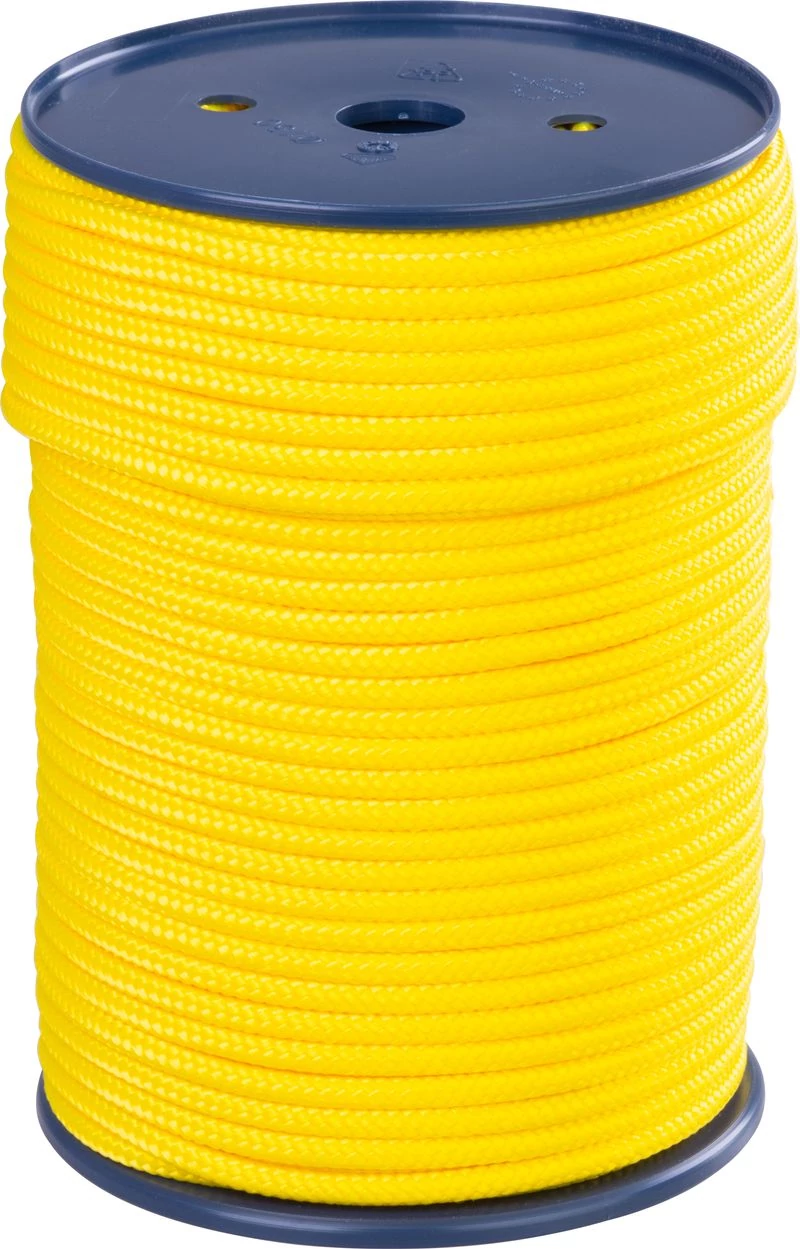 Kötél Strend Pro Premium, PPV, 6 mm, zsinór, fonott, sárga, maggal, H-100 m