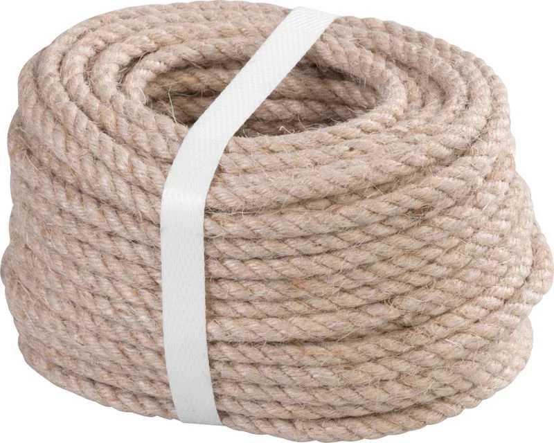Kötél Strend Pro Premium, jutából, természetes, zsinór, 5 mm, sodrott, H-20 m