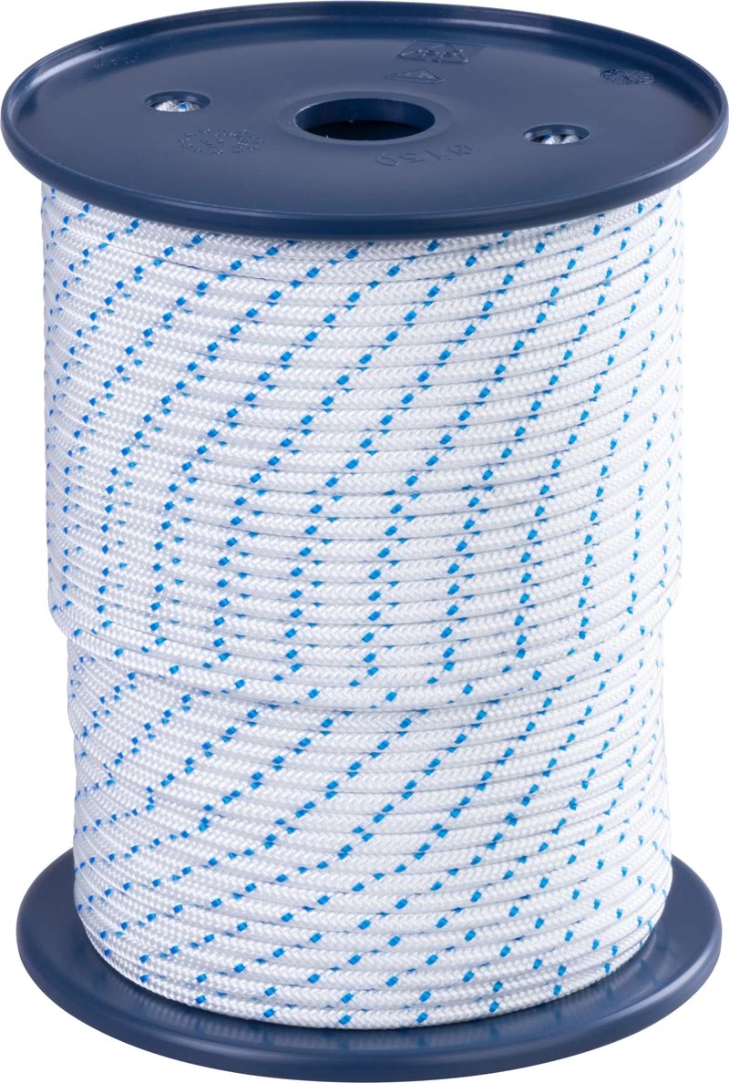 Kötél Strend Pro Premium, KRUŽBERK, 4 mm, indító zsinór, fehér/kék, H-100 m