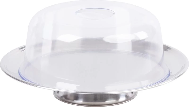 Doboz MagicHome, tortatálca, rozsdamentes acél, átlátszó fedél, 31 cm