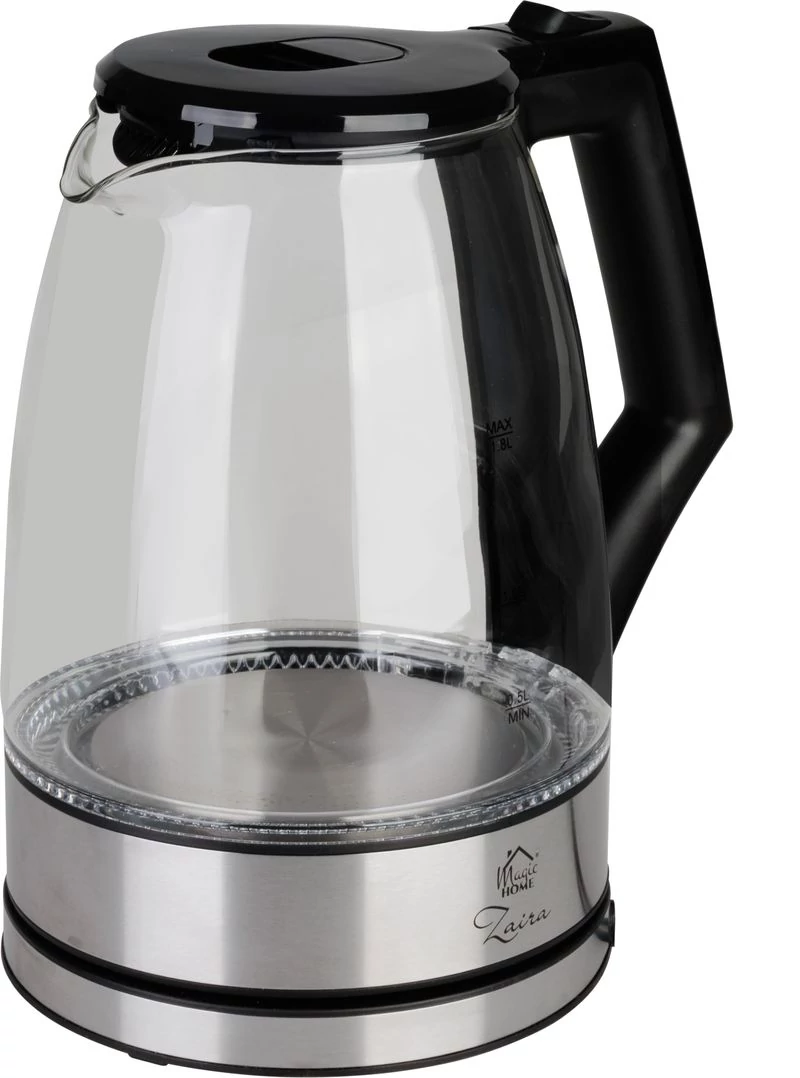 Vízforraló MagicHome Zaira, 1850-2200 W, 230 V, 50 Hz, 1800 ml, gyorsforraló