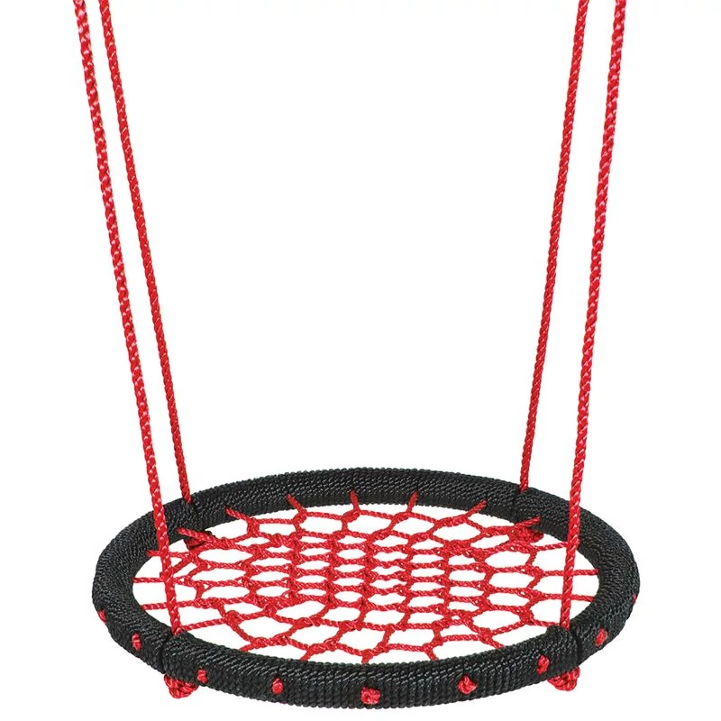 Hinta LEQ ARACHNE, gyermek, kerti, kerek, hintagyűrű, 95 cm, gólyafészek
