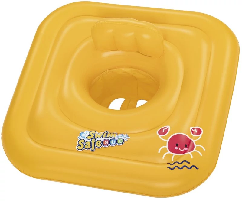 Úszó Bestway® 32050, Baby support, gyermek, felfújható, négyzet alakú gyermeküléssel, vízbe, 76 cm