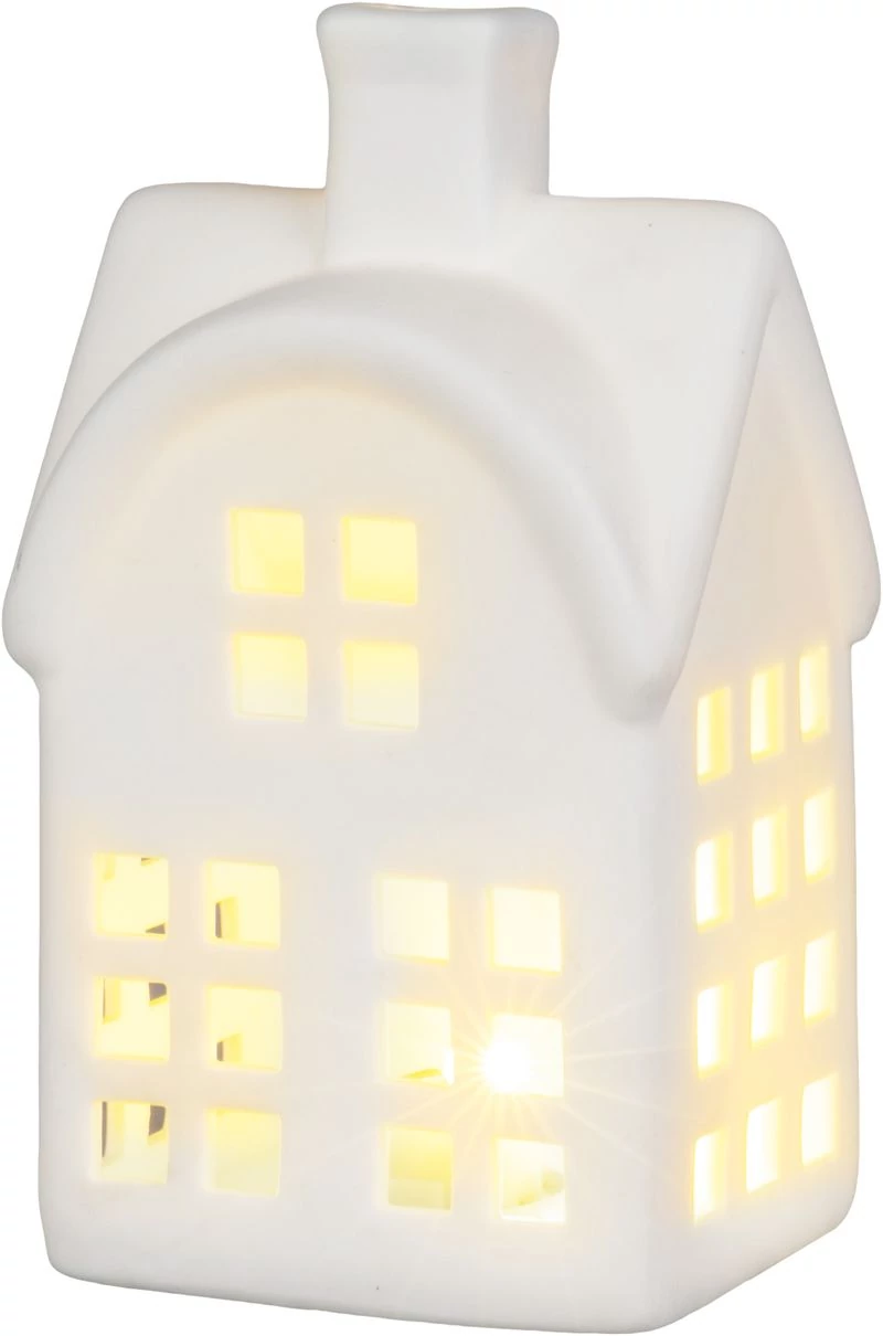 Dekoráció MagicHome Karácsony, házikó, 7.3x8.7x15.3 cm