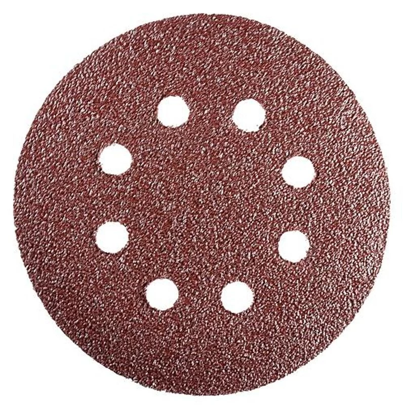 Csiszolókorong KONNER D38, 125 mm, P60, lyukakkal, csiszoló, kerek, csomag 10 db